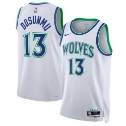 Men Minnesota Timberwolves  13 Ayo Dosunmu White 2026 27 Association Edition Stitched Basketball Jersey