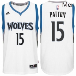 Minnesota Timberwolves 15 Justin Patton Home White New Swingman Stitched NBA Jersey 