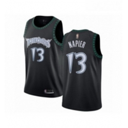 Youth Minnesota Timberwolves 13 Shabazz Napier Swingman Black Hardwood Classics Jersey 