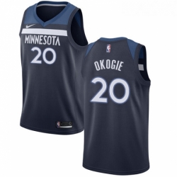 Youth Nike Minnesota Timberwolves 20 Josh Okogie Swingman Navy Blue NBA Jersey Icon Edition 