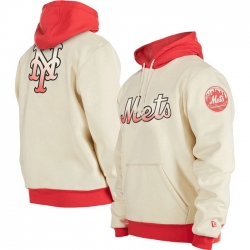 Men New York Mets White Color Pack Team Front  26 Back Pullover Hoodie