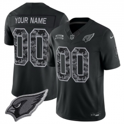 Men Arizona Cardinals Active Player Custom Black F U S E  2026 Salute to Service Limited Stitched Football Jersey