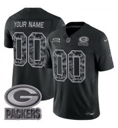 Men Green Bay Packers Active Player Custom Black F U S E 2026 Salute to Service Limited Stitched Football Jersey Men Green Bay Packers Active Player Custom Black F U S E 2026 Salute to Service Limited Stitched Football Jersey