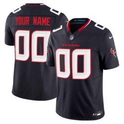 Houston Texans navy 2024 Alternate F U S E Vapor Stitched Customized Jersey