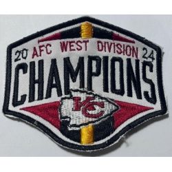 2024 AFC Chiefs WEST DIVISION CHAMPIONS Patch Biaog