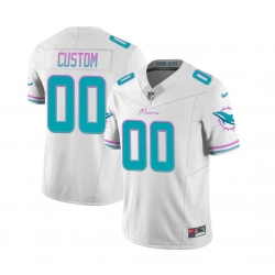 Men Women youth Miami Dolphins Active Player Custom White 2023 F U S E Vapor Limited Stitched Football Jersey