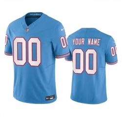 Men Women youth Tennessee Titans Active Player Custom Light Blue 2023 F U S E  Vapor Limited Throwback Stitched Football Jersey