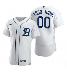 Men Women Youth Toddler All Size Detroit Tigers Custom Nike White 2020 Stitched MLB Flex Base Jersey