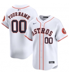 Men Women youth Houston Astros Active Player Custom White 2024 Home Limited Stitched Baseball Jersey