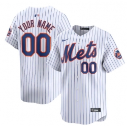 Men Women youth New York Mets Active Player Custom White 2024 Home Limited Stitched Baseball Jersey