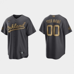 Men Women Youth Custom Oakland Athletics 2022 Mlb All Star Game Charcoal Replica Jersey
