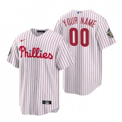 Men Women Youth Philadelphia Phillies Active Player Custom White 2022 World Series Cool Base Stitched Baseball Jersey