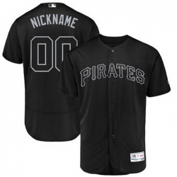 Men Women Youth Toddler All Size Pittsburgh Pirates Majestic 2019 Players Weekend Flex Base Authentic Roster Custom Black Jersey