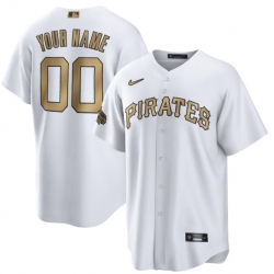 Men Women youth Pittsburgh Pirates Active Player Custom 2022 All Star White Cool Base Stitched Baseball Jersey