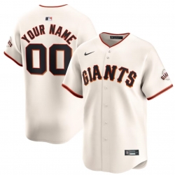 Men Women youth San Francisco Giants Active Player Custom Cream Home Limited Stitched Baseball Jersey