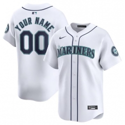 Men Women youth Seattle Mariners Active Player Custom White Home Limited Stitched Jersey