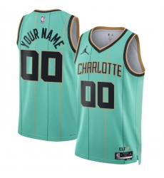 Men Charlotte Hornets Active Player Custom Mint 2024 25 City Edition Stitched Basketball Jersey