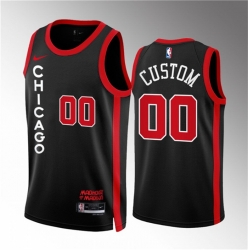 Men Women youth Chicago Bulls Active Player Custom Black 2023 24 City Edition Stitched Basketball Jersey