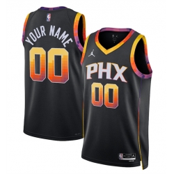 Men Women Youth Phoenix Suns Active Player Custom 2022 23 Black Statement Edition Swingman Stitched Jersey