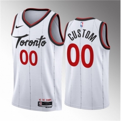 Men Women youth Toronto Raptors Active Player Custom White 2023 24 Association Edition Stitched Basketball Jersey