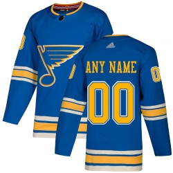 Men Women Youth Toddler St.Louis Blues Custom NHL Stitched Jersey Blue