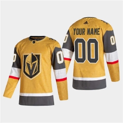 Men Women Youth Toddler Vegas Golden Knights Custom Adidas NHL Stitched Jersey Gold