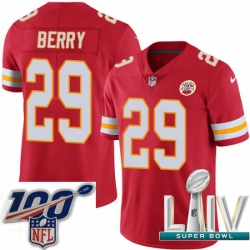 2020 Super Bowl LIV Men Nike Kansas City Chiefs #29 Eric Berry Red Team Color Vapor Untouchable Limited Player NFL Jersey