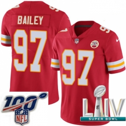 2020 Super Bowl LIV Youth Nike Kansas City Chiefs #97 Allen Bailey Red Team Color Vapor Untouchable Limited Player NFL Jersey