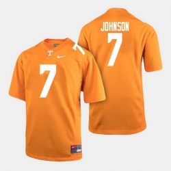 Men Tennessee Volunteers Brandon Johnson College Football Orange Jersey
