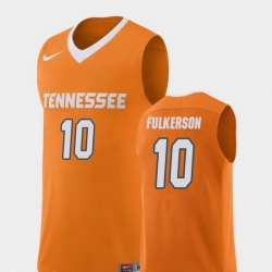 Men Tennessee Volunteers John Fulkerson Orange Replica College Basketball Jersey