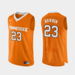 Men Tennessee Volunteers Jordan Bowden Orange Authentic Performace College Basketball Jersey