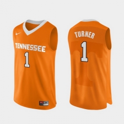 Men Tennessee Volunteers Lamonte Turner Orange Authentic Performace College Basketball Jersey