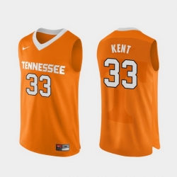 Men Tennessee Volunteers Zach Kent Orange Authentic Performace College Basketball Jersey