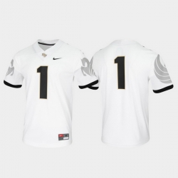 Men Ucf Knights 1 White Untouchable Game Jersey