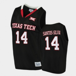 Men Texas Tech Red Raiders Marcus Santos Silva Alumni Limited Black Basketball 2020 21 Jersey