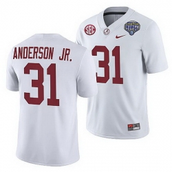 Alabama Crimson Tide Will Anderson Jr. White 2021 Cotton Bowl College Football Playoff Jersey