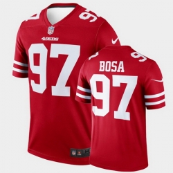 Men San Francisco 49Ers Nick Bosa Legend Scarlet Jersey