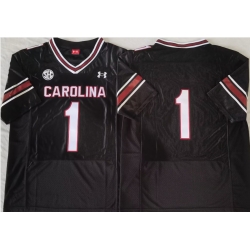 South Carolina Gamecock Black #1 Stitched Football Jersey