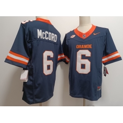 Syracuse Orange #6 Kyle McCord Navy F U S E Jersey