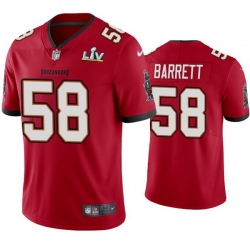 Men Shaquil Barrett Buccaneers Red Super Bowl Lv Vapor Limited Jersey