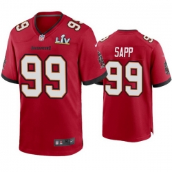 Men Warren Sapp Buccaneers Red Super Bowl Lv Game Jersey