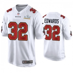 Mike Edwards Buccaneers White Super Bowl Lv Game Fashion Jersey