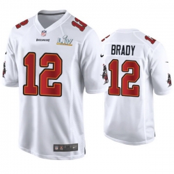 Tom Brady Buccaneers White Super Bowl Lv Game Fashion Jersey