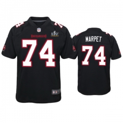 Youth Ali Marpet Buccaneers Black Super Bowl Lv Game Fashion Jersey