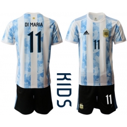 Kids Argentina Short Soccer Jerseys 029