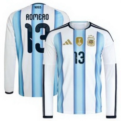 Men 13 Cristian Romero Argentina National Team World Cup  2