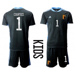 Kids Belgium Short Soccer Jerseys 003