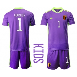 Kids Belgium Short Soccer Jerseys 026
