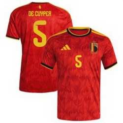 Youth 5Maxim De Cuyper Belgium Jersey   1