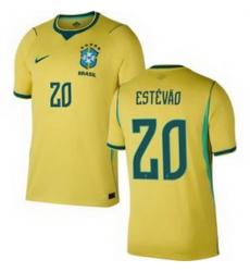 Youth 20 Brazil National Team Estevao Willian 2026 Home Jersey 1